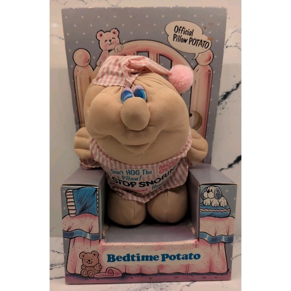 Vintage 1988 DanDee Bedtime Potato Funny‎ Plush NIB